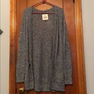 Blue Long sleeved cardigan